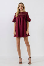 Load image into Gallery viewer, Lace Detail Mini Dress
