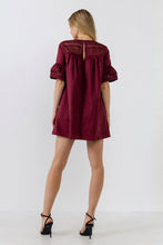 Load image into Gallery viewer, Lace Detail Mini Dress
