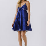 Ric Rac Tiered Mini Dress