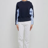 Knit Top w/ Stripe Shirt Combo
