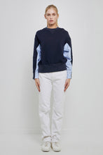 Load image into Gallery viewer, LSLV KNIT TOP W/ STRIPE SHIRTS COMBO
