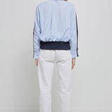Knit Top w/ Stripe Shirt Combo