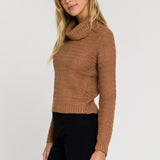 Cut-Out Neck Sweater