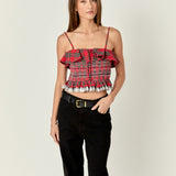 Tartan Check Tank Top