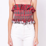 Tartan Check Tank Top