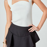 Ruffle Layered Mini Skort