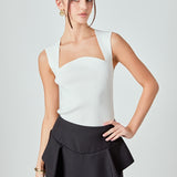 Ruffle Layered Mini Skort