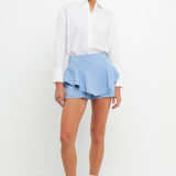 Ruffle Layered Mini Skort