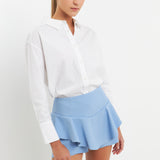 Ruffle Layered Mini Skort