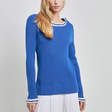 Poplin Combo Knit Dress