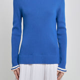 Poplin Combo Knit Dress