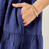 Contrast Merrow Babydoll Dress