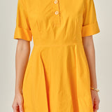 Cotton Shirt Mini Dress