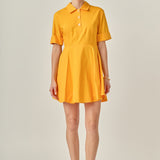 Cotton Shirt Mini Dress