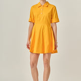 Cotton Shirt Mini Dress