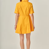 Cotton Shirt Mini Dress