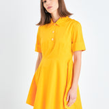 Cotton Shirt Mini Dress