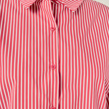 Striped Balloon Sleeve Shirt