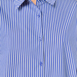 Striped Balloon Sleeve Shirt