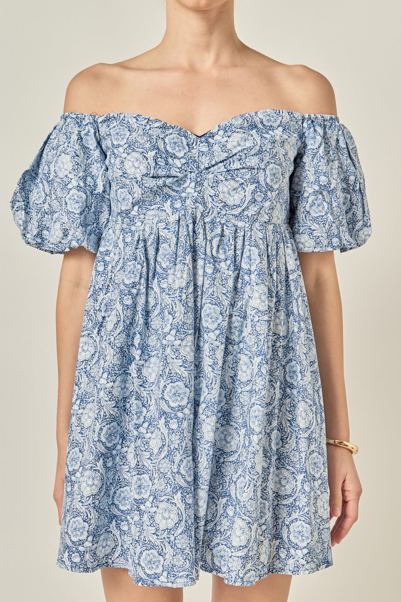 english factory floral mini dress English Factory Rosewood Floral Leo Mini Dress Rosewood Floral / M
