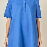 A-line Short Sleeve Shirt Dress