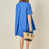 A-line Short Sleeve Shirt Dress