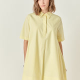 A-line Short Sleeve Shirt Dress