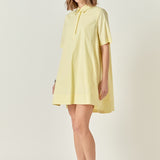 A-line Short Sleeve Shirt Dress