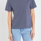 Contrast Rib Stripe T-shirt
