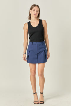 Pocket Detail Skort