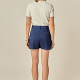 Pocket Detail High-Waisted Skort