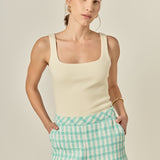 Textured Fringe Detail Shorts
