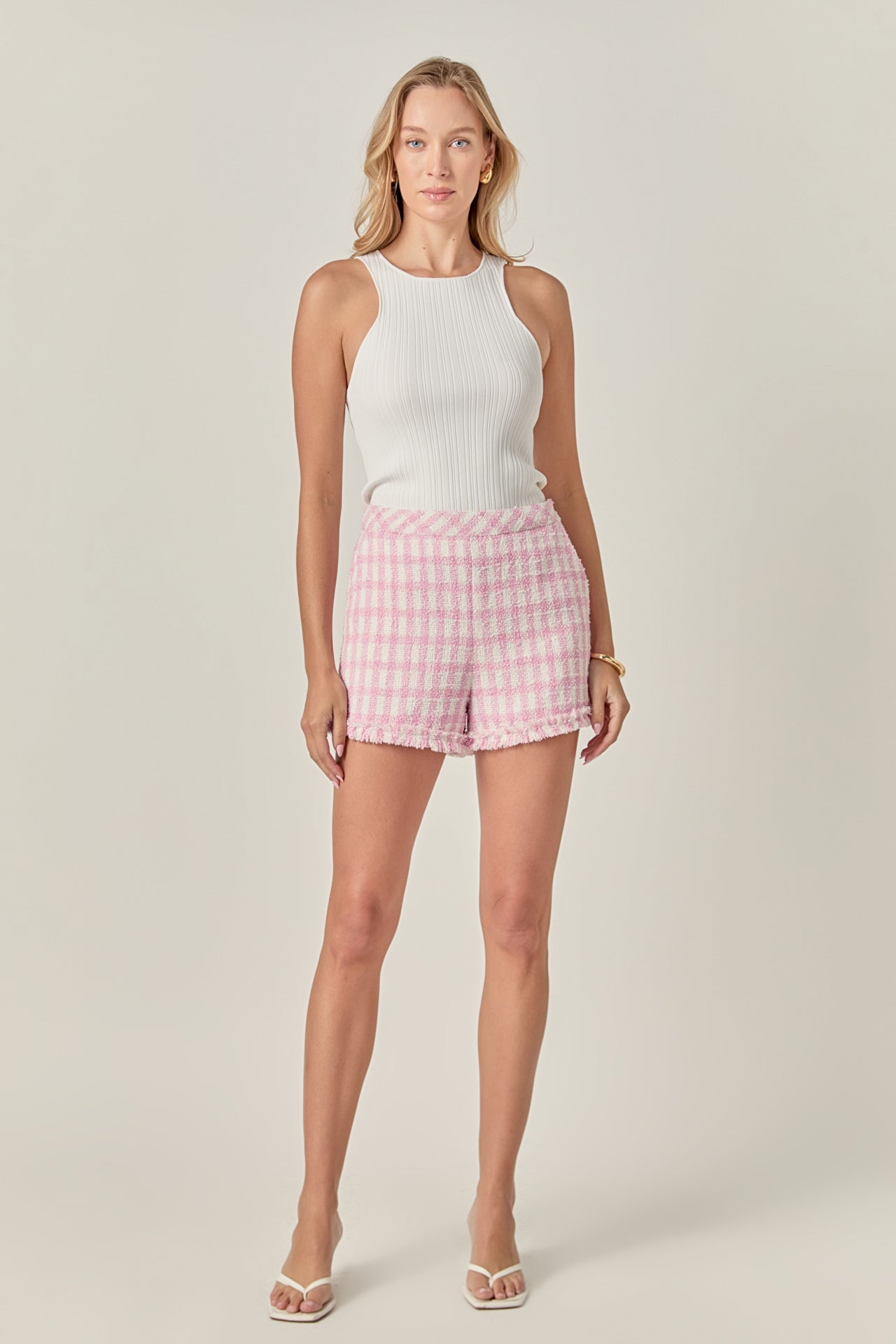 Tailored Gingham Shorts – English Factory Tailored Gingham Shorts – English Factory