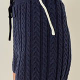 Contrast Color Knit Shorts