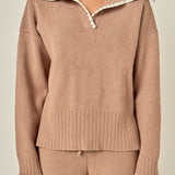 Embroidered Knit Top