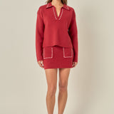 Knit Mini Skirt