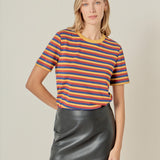 Striped Round Neck Top
