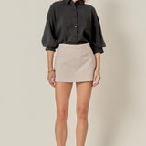 Front Welt Pockets Skort