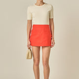 Front Welt Pockets Skort