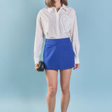 Front Welt Pockets Skort