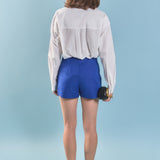 Front Welt Pockets Skort
