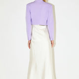 Silky Cropped Blazer