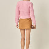 Round-neck Knit Sweater