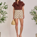 Textured Dots Shorts