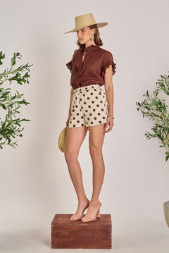 Textured Dots Shorts