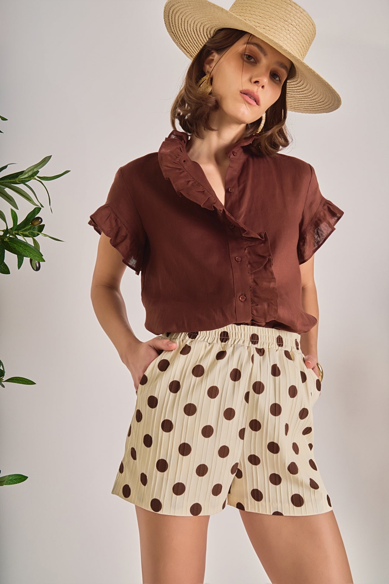 Textured Dots Shorts – English Factory