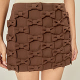 Mila Bow Detailed Skort