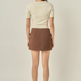 Mila Bow Detailed Skort