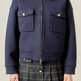 Twill Bonded Bomber Jacket