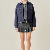 Twill Bonded Bomber Jacket